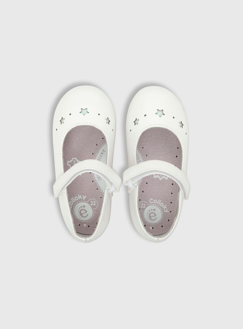 Ballerina Niña Blanco 55632 Colloky-3