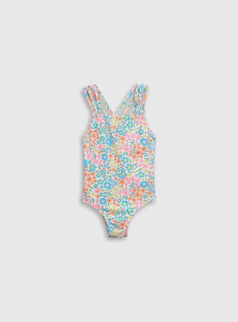 Traje de Baño Niña Celeste 55626 Colloky-0