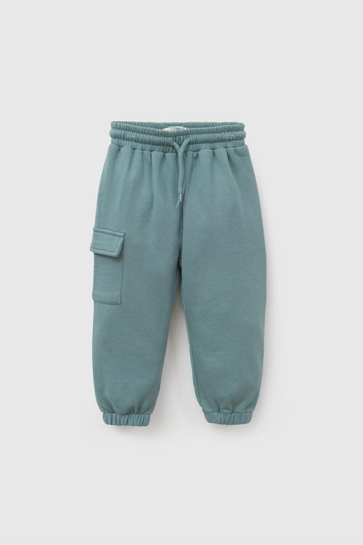 Pantalon Buzo Bolsillo Verde Nino 6-9M a 4-5A Colloky 3-4 anos