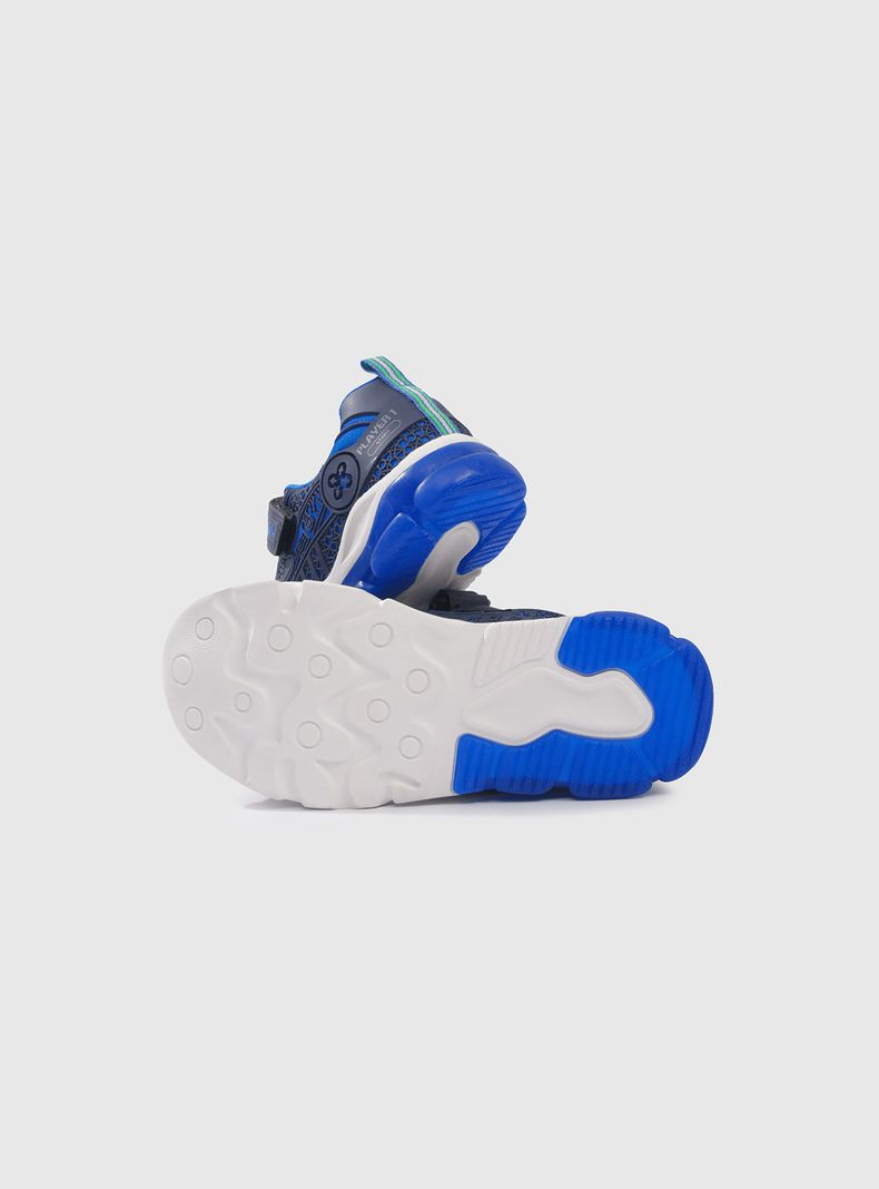 Zapatilla Luces Niño Azul 53875 Colloky-2