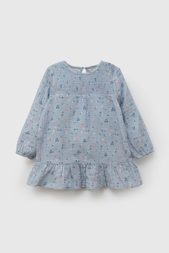 Vestido Celeste Niña 7441 Colloky