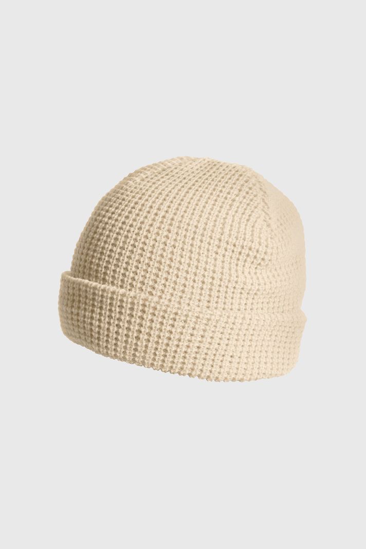 Gorro Tejido Básico Beige