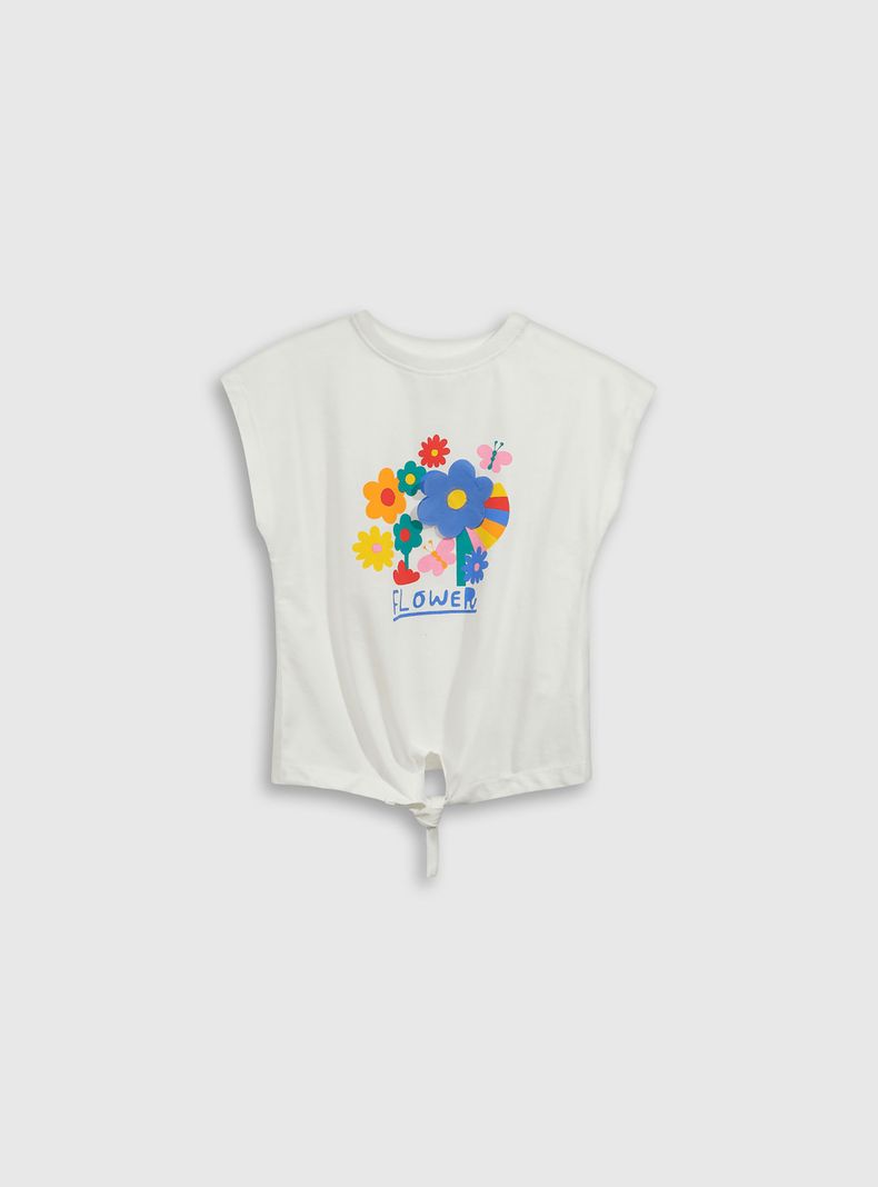 Polera Niña Blanco 54852 Colloky-0
