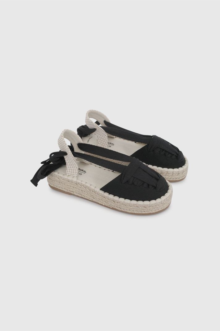Alpargata Negra Nina 53400301V26 Negro 28