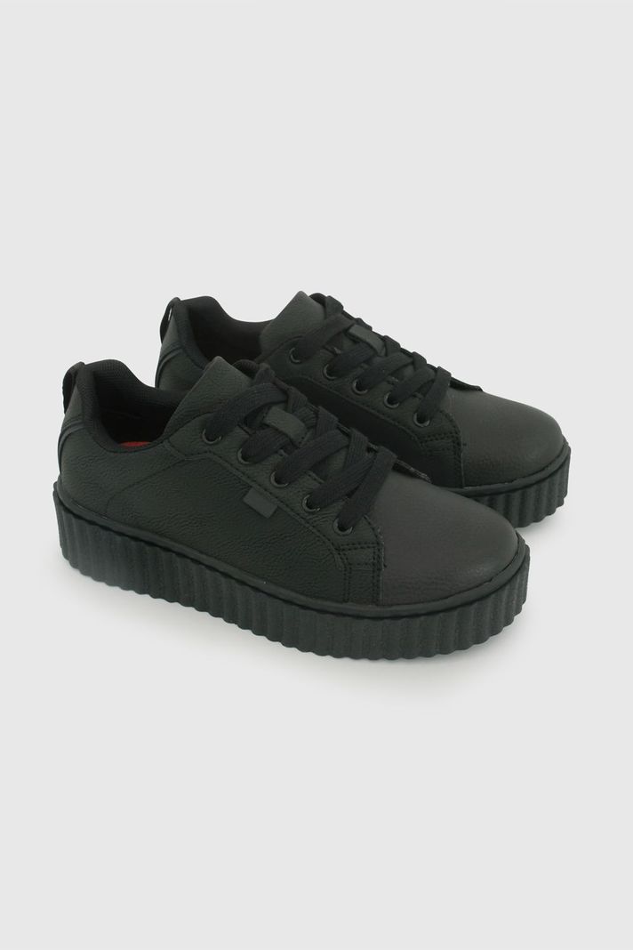 Zapatilla Escolar Negra 7253 Colloky