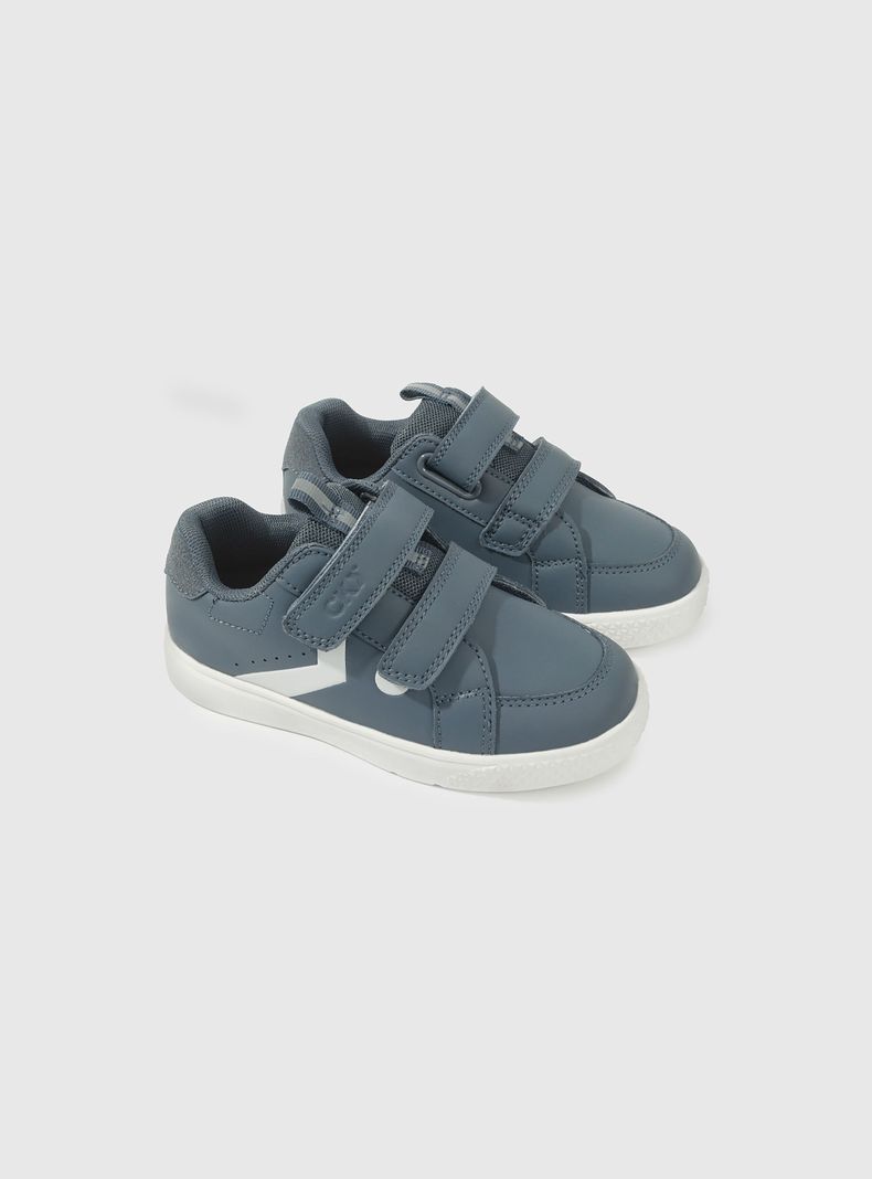 Zapatilla escolar Niño Azul 55173 Colloky-0