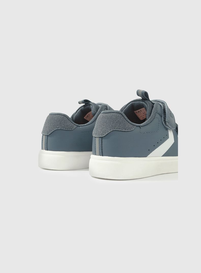 Zapatilla escolar Niño Azul 55173 Colloky-4