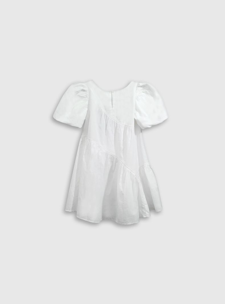 Vestido Niña Blanco 54894 Colloky-1