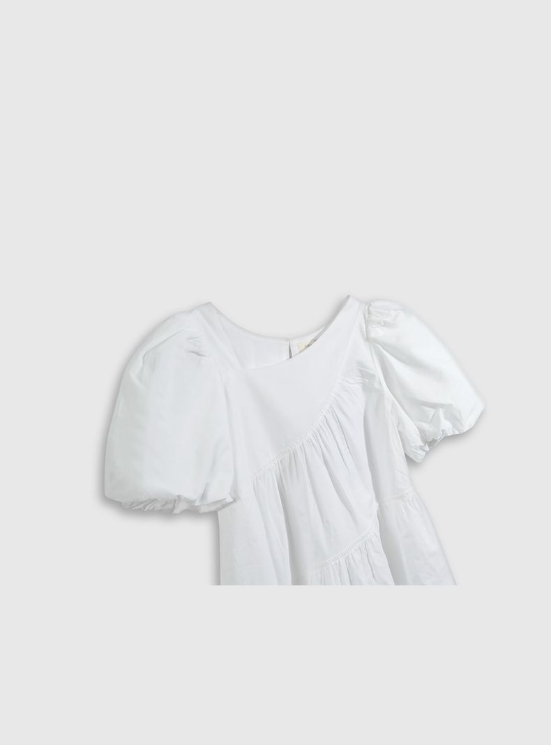 Vestido Niña Blanco 54894 Colloky-2