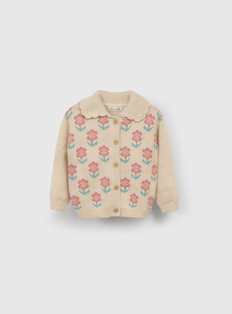 Chaleco Niña Beige 55803 Colloky-0