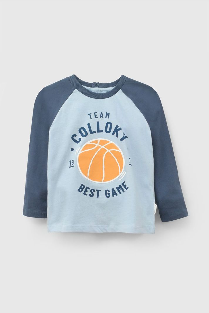 Polera Team Colloky Celeste Nino 6-9M a 4-5A 3-4 anos