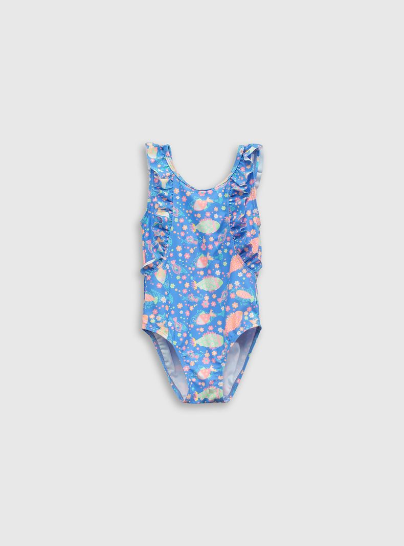 Traje de Baño Niña Azul 54750 Colloky-0