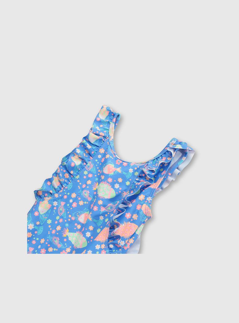 Traje de Baño Niña Azul 54750 Colloky-2