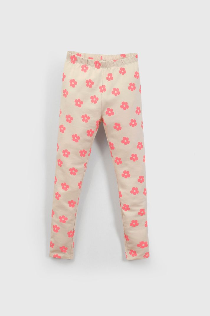 Pata Forrada Beige Estampada