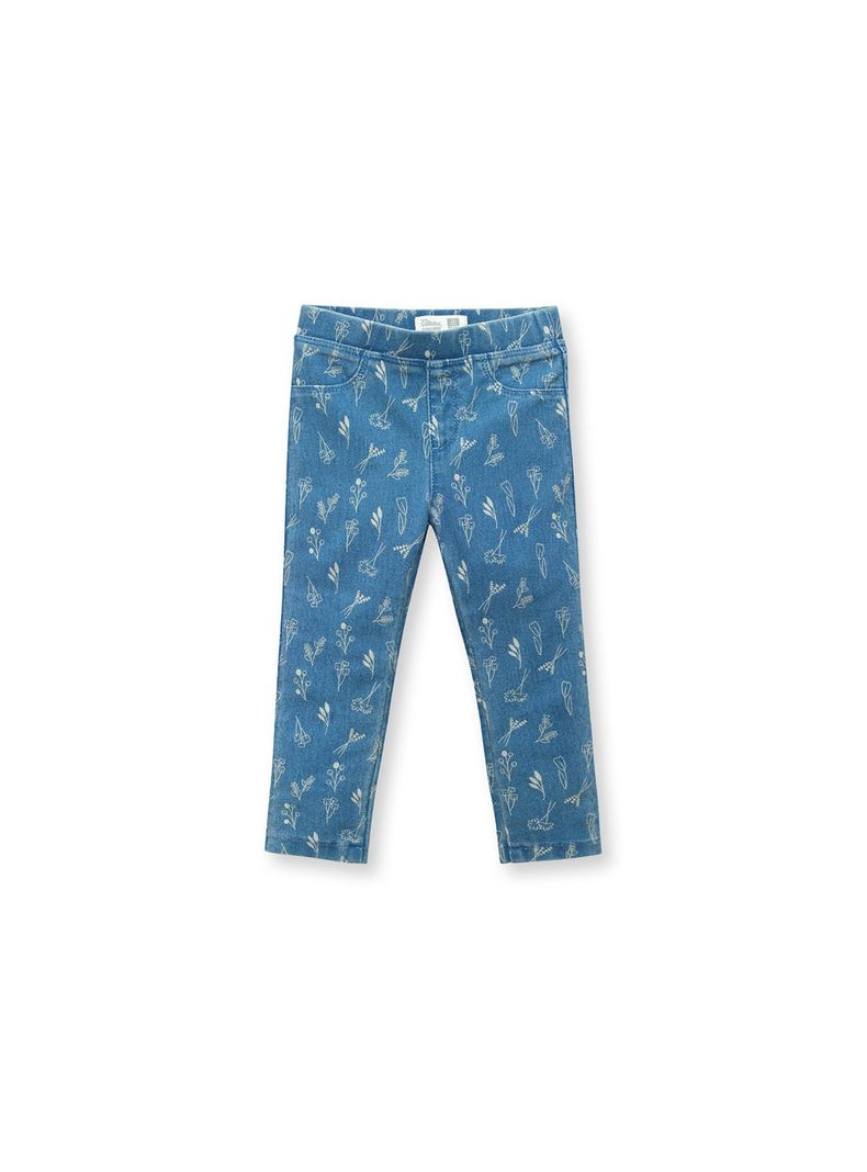 Jegging Niña Azul Oscuro (3 A 36 Meses) Colloky-0