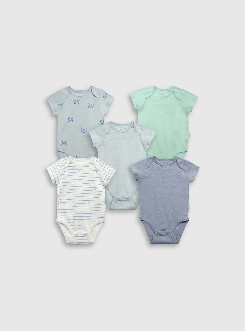 Pack de Bodies Niño Celeste 54840 Colloky-0