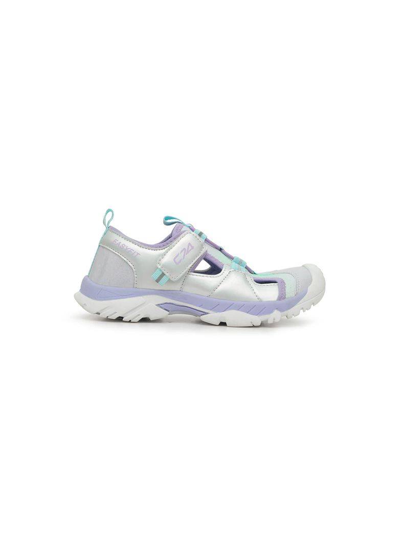 Sandalia De Niña Outdoor Calce Fácil Gris (28 A 38) Colloky-1