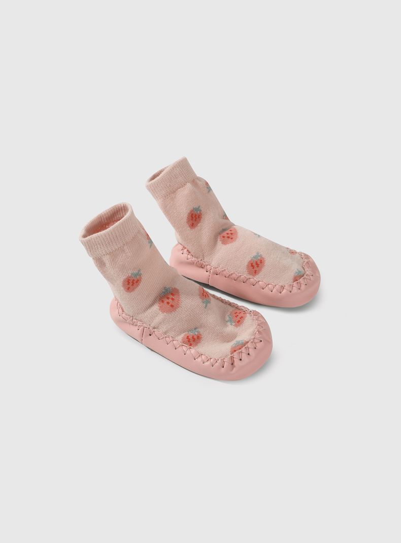 Calcetín Deportivo Niña Rosado 55749 Colloky-2