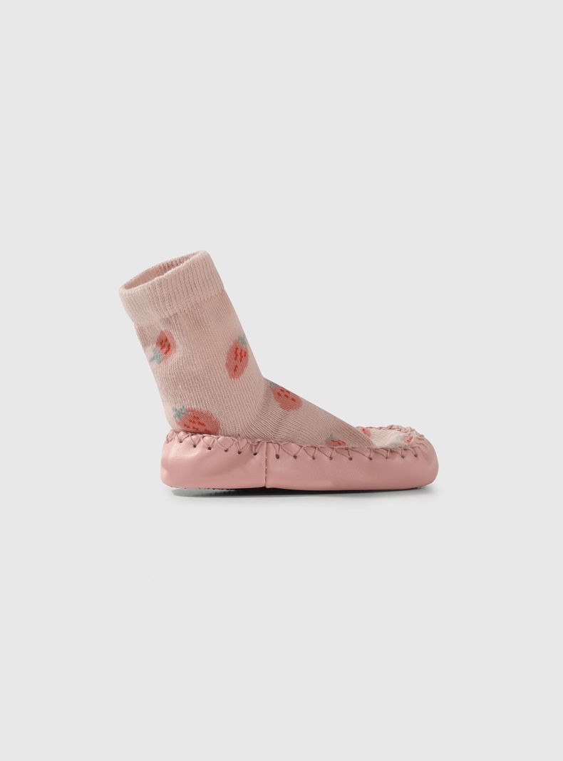 Calcetín Deportivo Niña Rosado 55749 Colloky-3