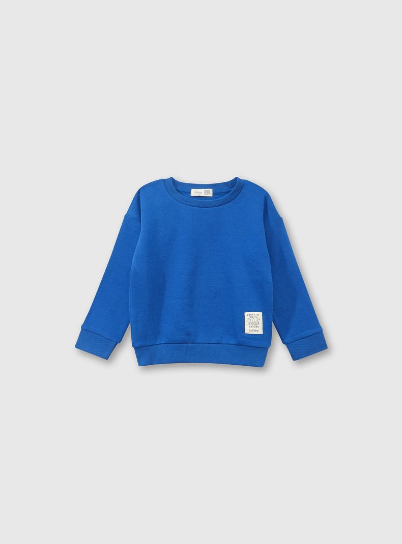 Poleron Niño Azul claro 53587 Colloky-0
