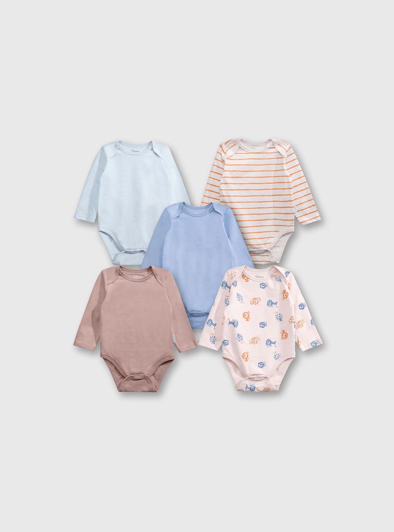 Pack de bodies Niño Beige 55607 Colloky-0