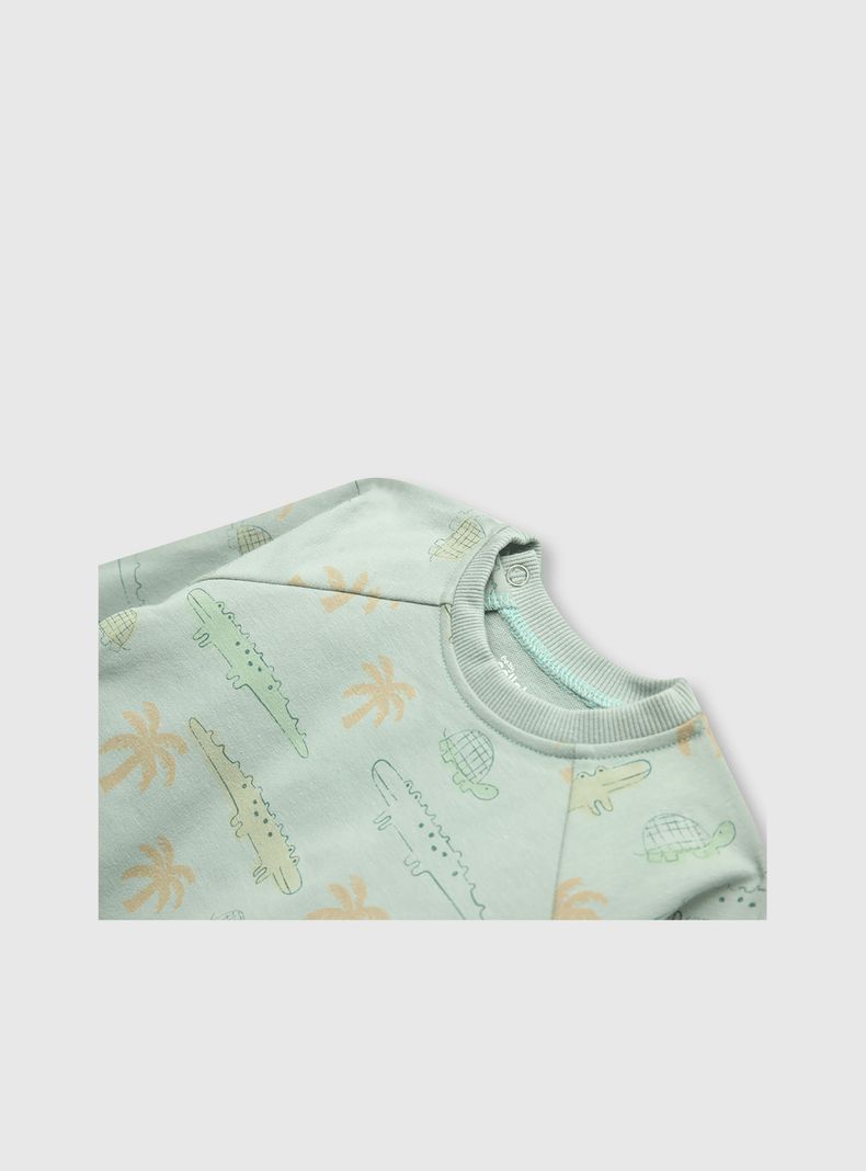 Conjunto Polerón / Pantalón Niño Verde 55264 Colloky-3