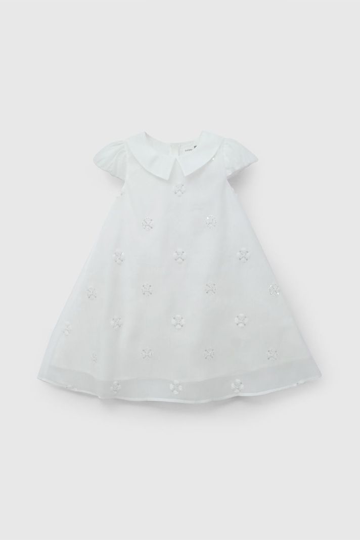 Vestido Blanco de Nina VEPY1210V26 4 anos
