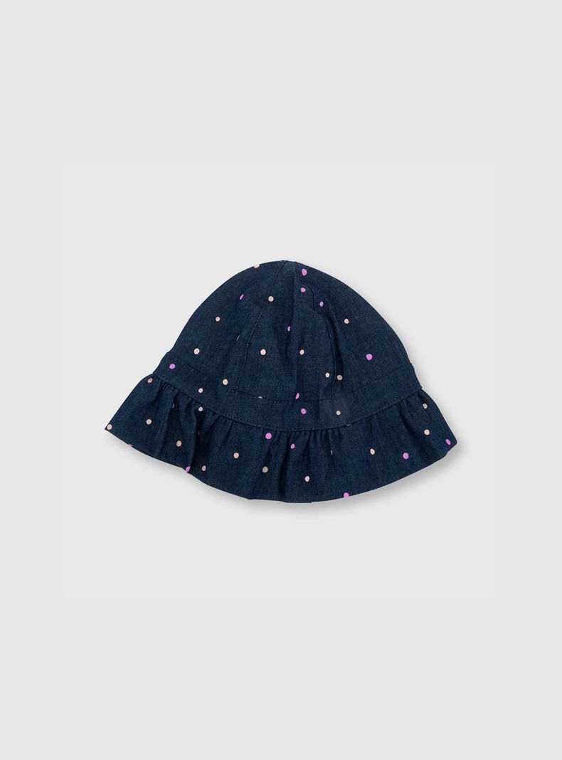 Sombrero Niña Azul (3 A 24 Meses) Colloky-2