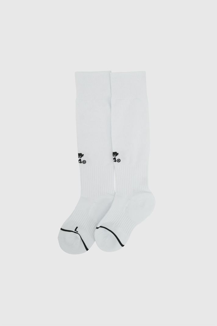 Calcetin Futbol Algodon Blanco Unisex 3/4A a 9/12A Colloky