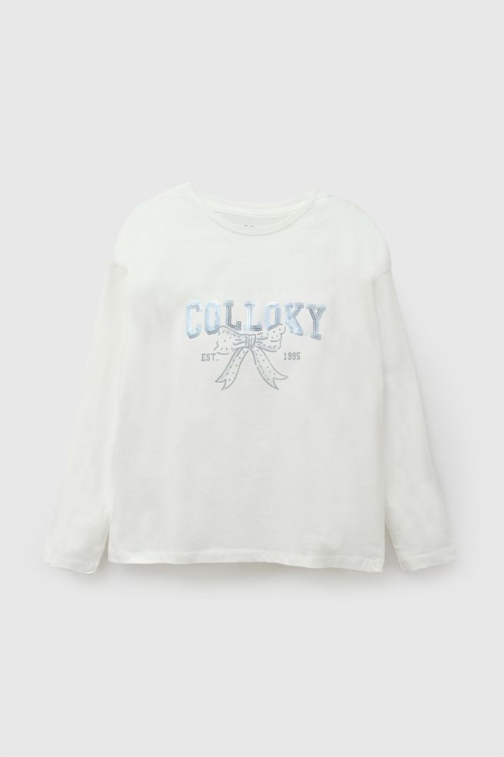 Polera Colloky Blanco Nina 3-4A a 12-13A 3-4 anos