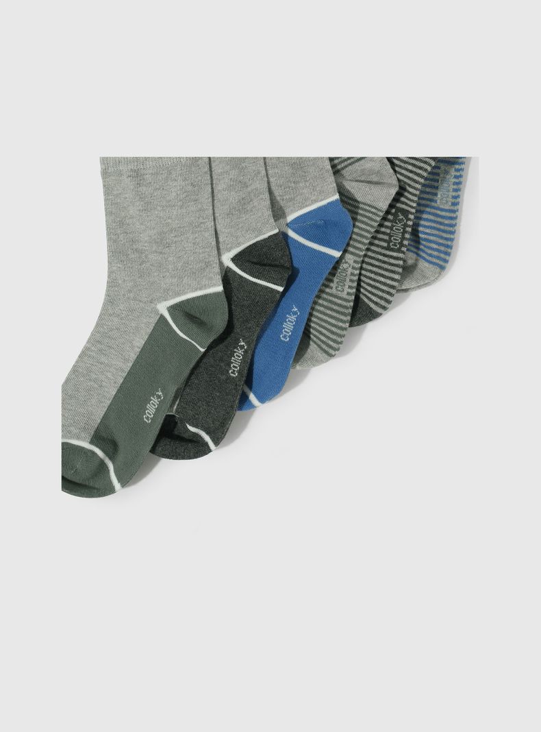 Calcetín 3/4 Niño Gris 55694 Colloky-2