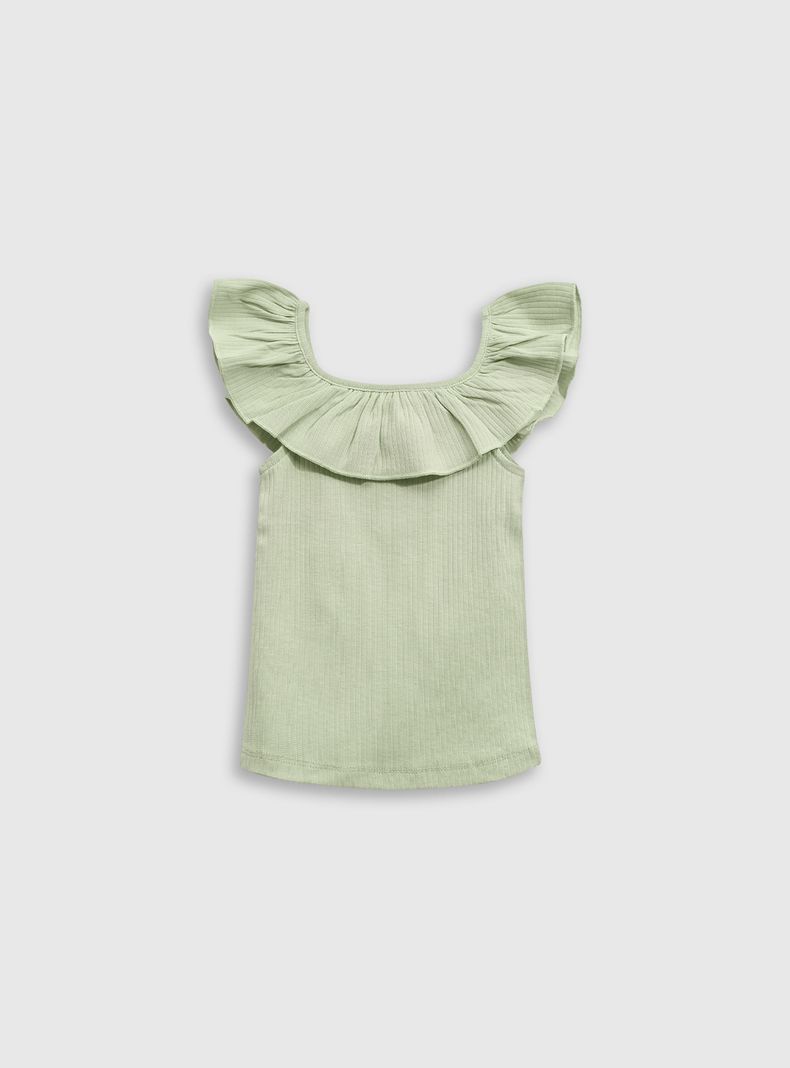 Polera Niña Verde 54869 Colloky-0