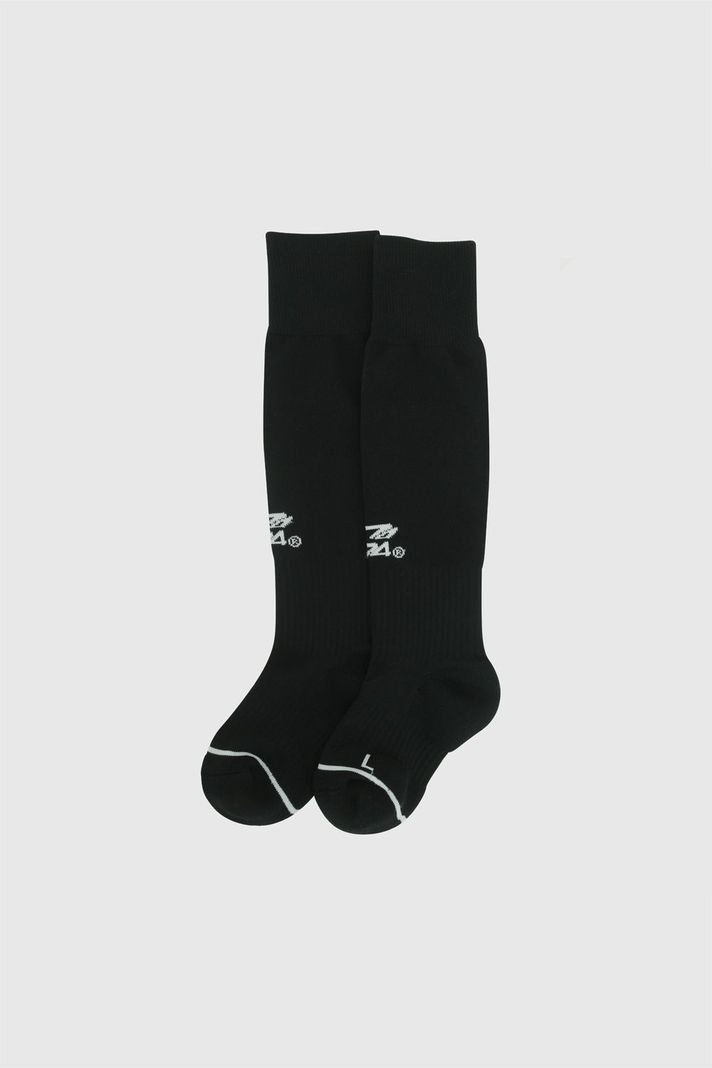 Calcetin Futbol Algodon Negro Unisex 3/4A a 9/12A Colloky