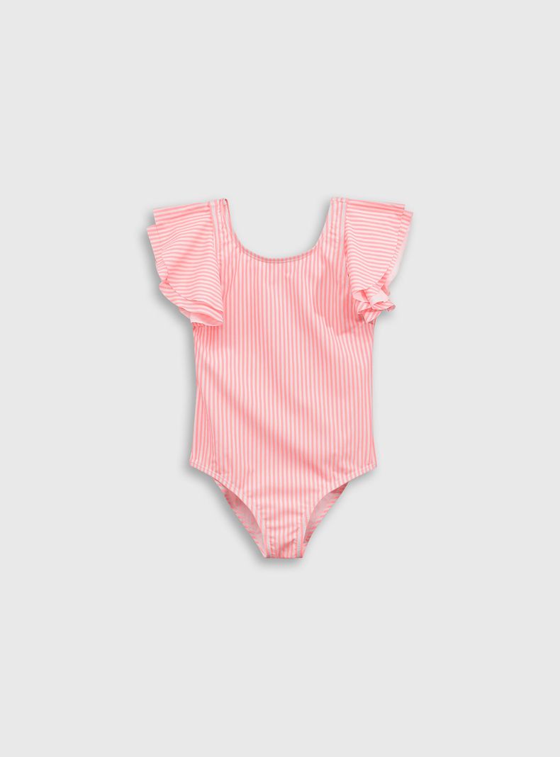 Traje de Baño Niña Naranjo 55627 Colloky-0