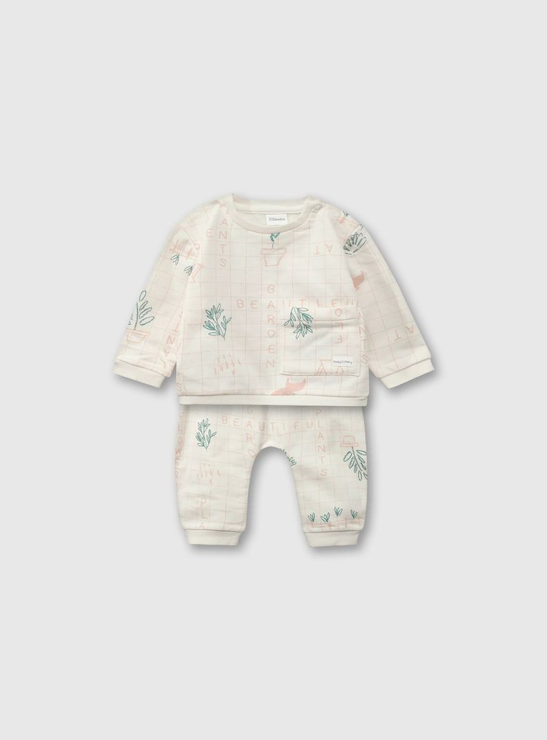Set Poleron/Pantalon Niña Beige 53654 COLLOKY-0