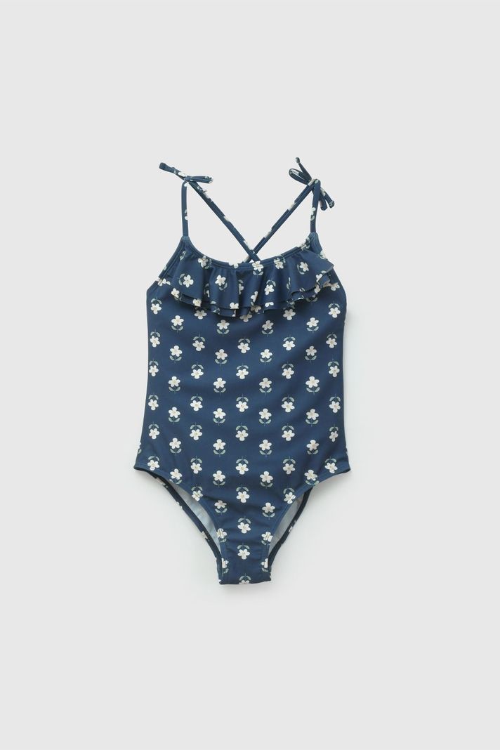 Traje De Bano Nina Azul 58251 Colloky