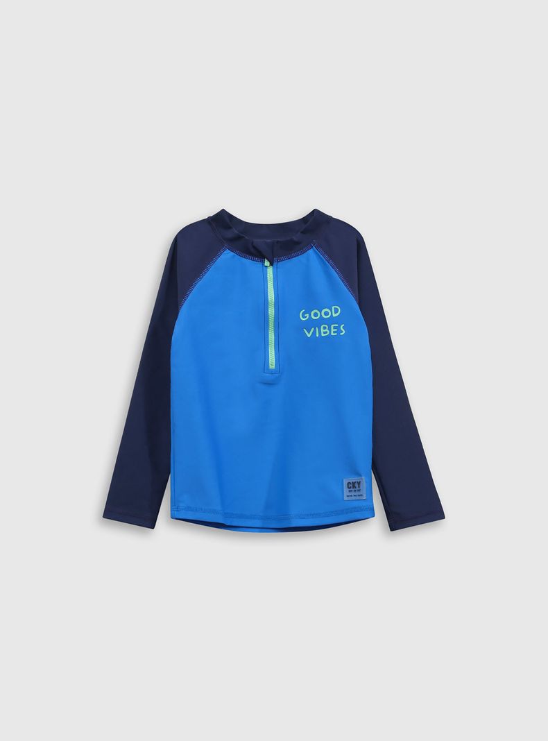 Polera Playa Niño Azul 54743 Colloky-0