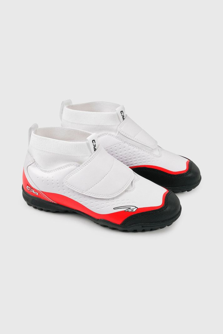 Zapatilla Futbol Blanca con Cana Unisex Blanco 28