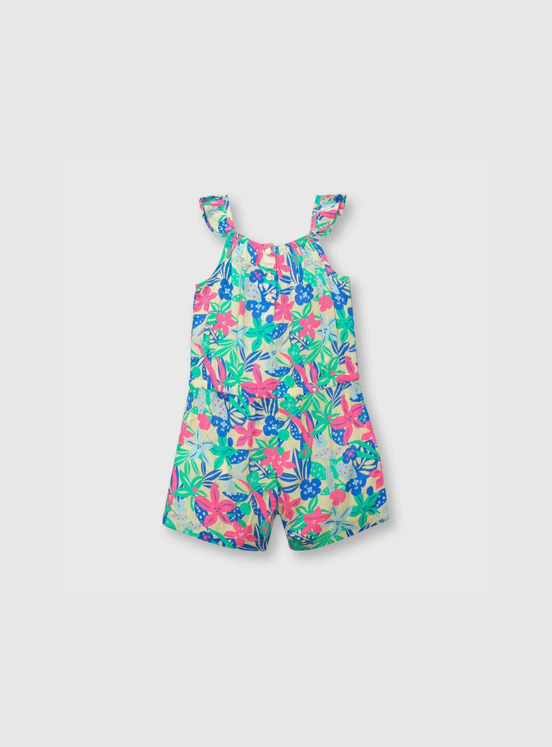 Entero Bebe Niña Tropical (3 A 36 Meses) Colloky-1