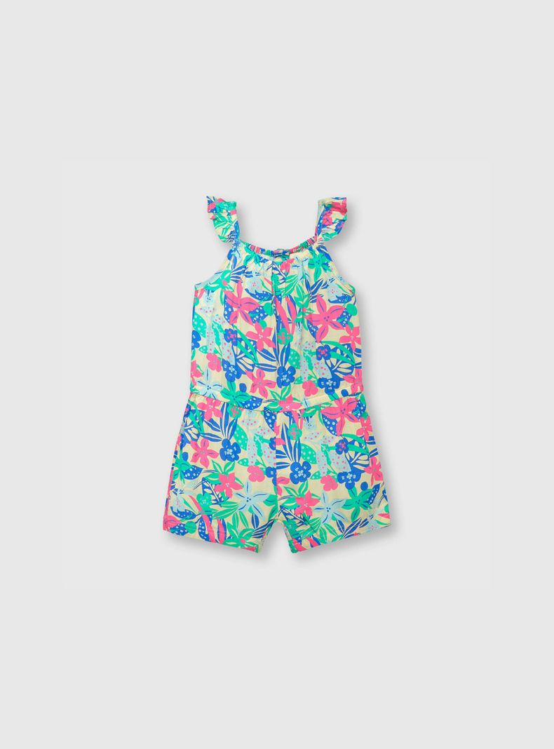 Entero Bebe Niña Tropical (3 A 36 Meses) Colloky-0