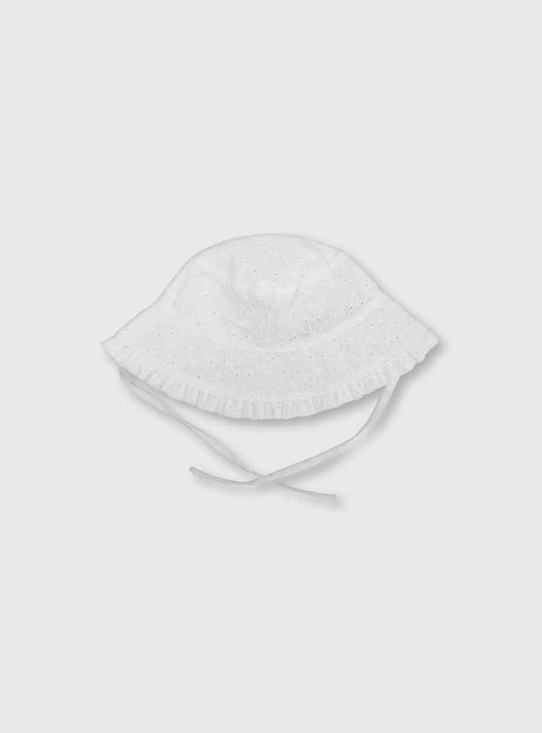 Sombrero Niña Blanco (3 A 24 Meses) Colloky-2