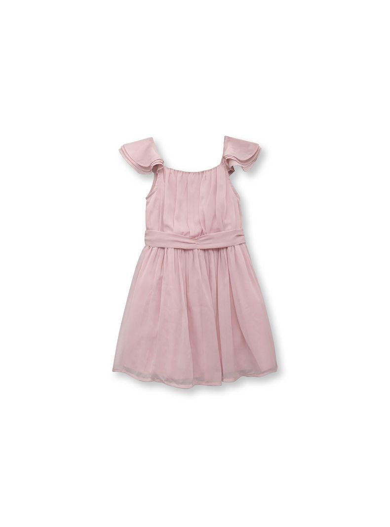Vestido De Niña Ceremonia Rosado (2 A 12 Años) Colloky-0