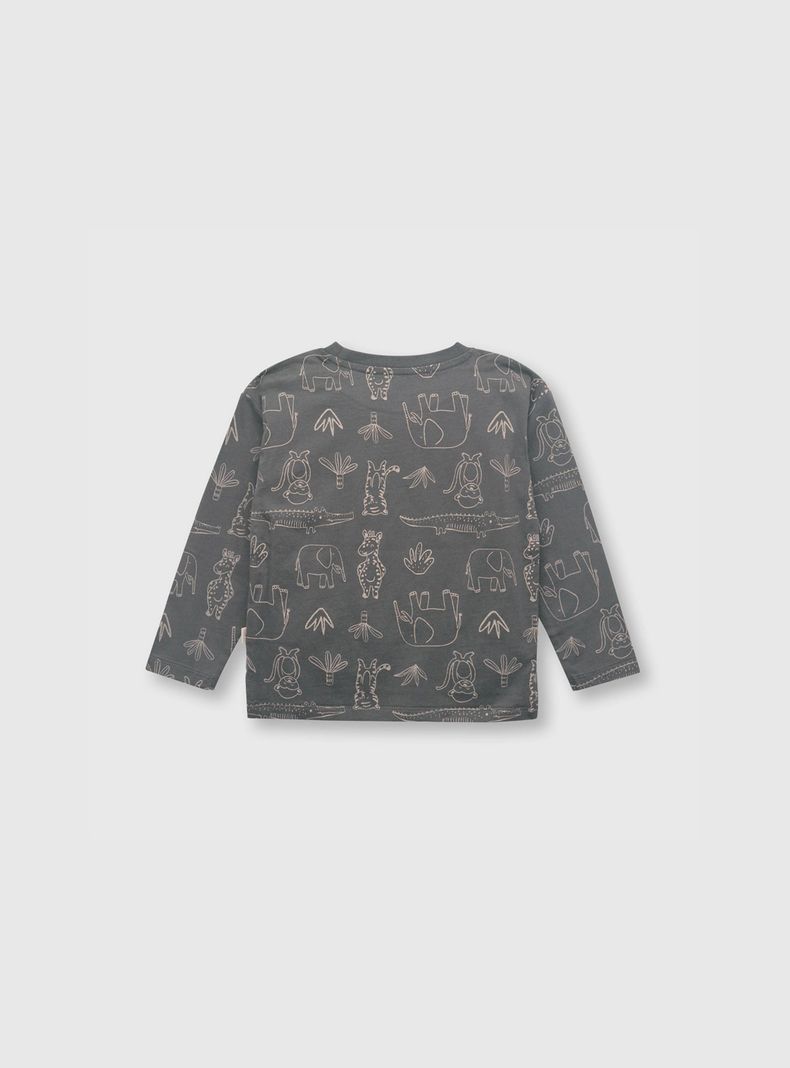 Polera Niño Gris (3 A 36 Meses) Colloky