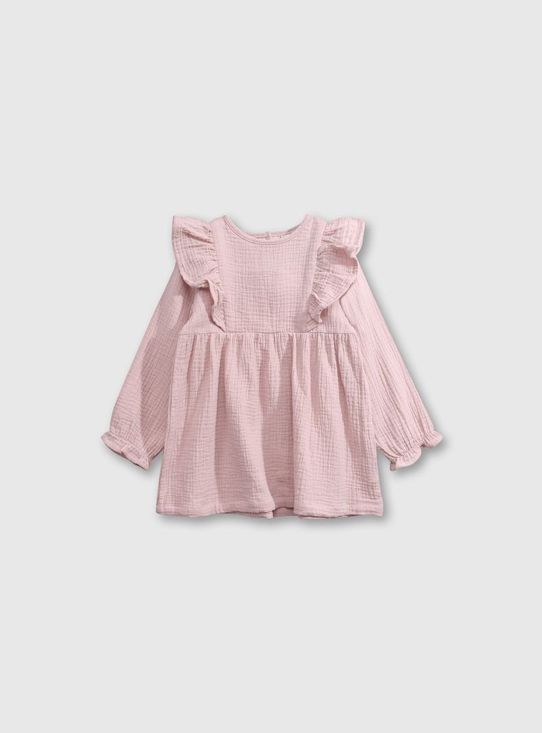 Vestido Niña Rosado 54348 Colloky-0