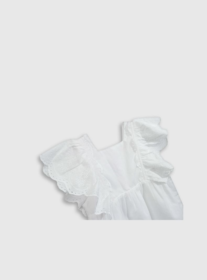 Vestido Niña Blanco 54895 Colloky-2