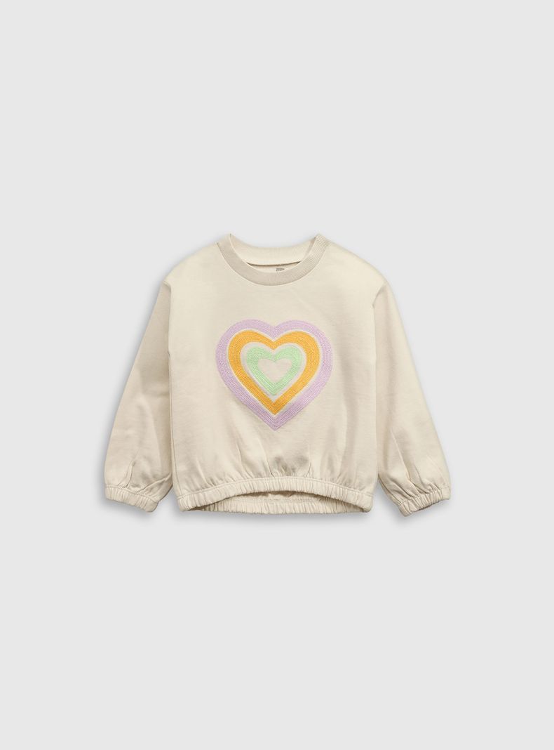 Polerón Niña Beige 54875 Colloky-0