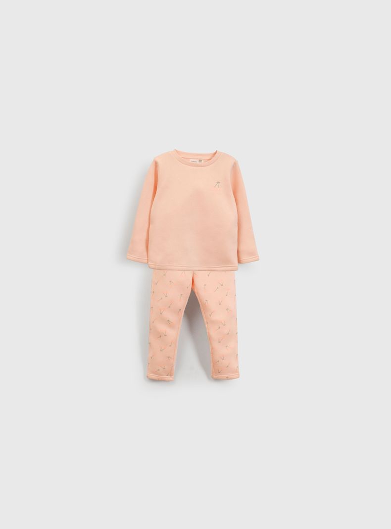 Pijama Niña Naranjo 56239 Colloky-0