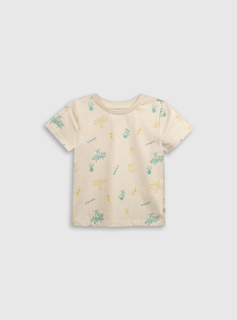 Polera Niño Beige 54977 Colloky-0