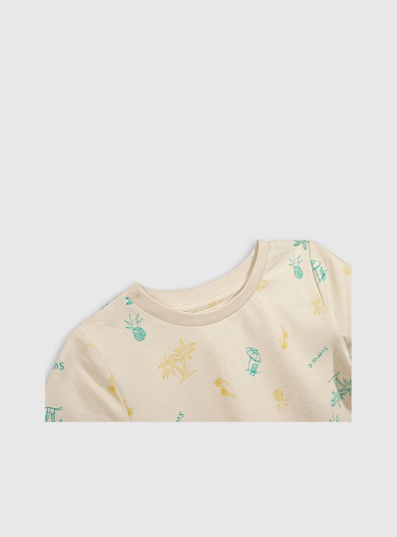 Polera Niño Beige 54977 Colloky-2