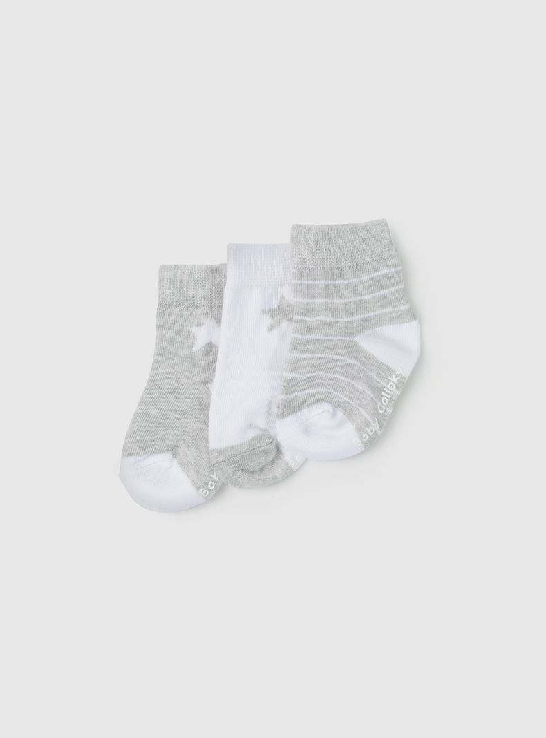 Calcetín Deportivo Niño Gris 55404 Colloky-0